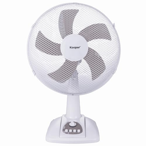 Kooper Ventilador de mesa 3 velocidades con oscilación 45 W ArticFresh