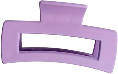 1 pince à cheveux violette, pince à cheveux rétro creuse pour femme - Grandes pinces à cheveux tendance et solides pour se laver le visage - Accessoires de coiffure ultra légers pour filles, pinces à