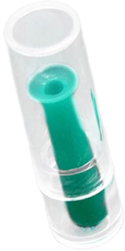 HDOYTXXM Outil de retrait de lentilles de contact Taille compacte Silicone Caoutchouc Lentille oculaire Insert Facile à transporter Applications Contacts sûrs, vert, taille unique