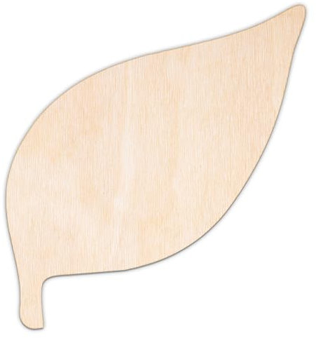 Creative Deco Personalisierte Holzscheiben Anhänger Sperrholz 3mm | Blatt | 5-100 cm | Wetter Wand Deko Holz | Lasergeschnittene Sperrholzausschnitte für Decoupage, zum Bemalen, Basteln