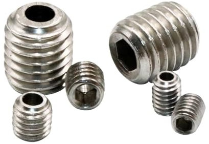 Bullone senza testa con testa piatta e cava esagonale M3 4 5 6 8 10 12 14 16 A2 in acciaio inossidabile(16mm,2pcs M8)