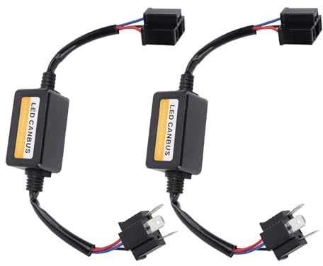 Crumye 2-Pack H4 LED Canbus Decoder für H4-Scheinwerfermodell