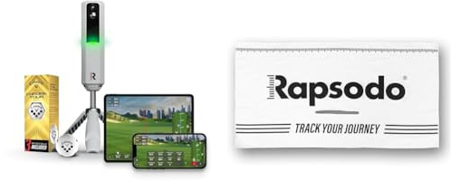 Rapsodo MLM2PRO Mobile Launch Monitor & Golf Simulator w/Callaway Balls & Rapsodo Tour Golf Towel