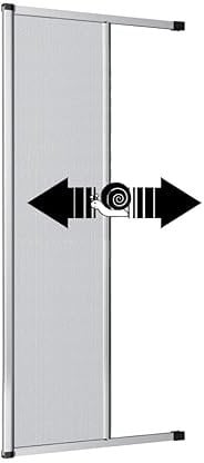 ZANZARIERA A RULLO IN KIT BIANCA 160X250H ORIZZONTALE riducibile FINESTRA PORTA