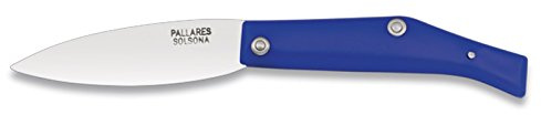 Navaja Pallares azul, presentado en caja a color, mango ABS, hoja de carbono de 7 cm, 06098-AZ