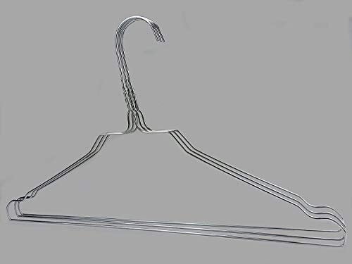 RSR Hangers Drahtbügel 3,0 mm Kleiderbügel aus Metall 50 Stück verzinkt Metallkleiderbügel Set Drahtkleiderbügel Metall Draht Hosenbügel Verzinkt Platzsparend 40 cm