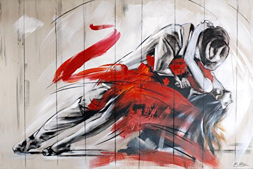 Modernes Gemälde - Tango Argentino - Acrylgemälde - Bild Tanzpaar - Martin Klein - Tangopärchen gemalt - Wandbild Tango - Kunst online kaufen - Tango Gemälde