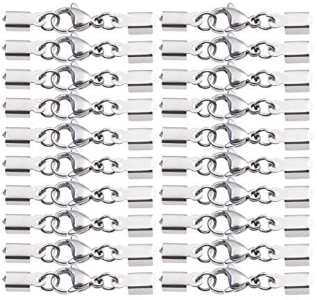 ULTNICE 20pcs Schmuck Karabinerverschluss DIY Halskette Armband Verschluss Haken