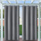Clothink Outdoor Vorhang Wetterfest Mit Ösen, Outdoorvorhänge Wasserdicht Outdoor Gardinen Sonnenschutz Sichtschutz für Balkon Pergola Terrasse Veranda (132x215cm, 1 Stück, Grau)