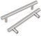 PinLin 5 Pack Kitchen Door Handles 96mm Hole Centre Brushed Nickel Cabinet Handles Stainless Steel Cupboard T Bar Handle (Screws Included)