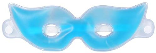 Akozon Kühlbrille Für Die Augen Nach Op, Cooling Eye Gel Patches, Cooling Eye Patches für Puffy Eyes Wiederverwendbare Gel-Augenmaske mit Augenlöchern zur Linderung von Augenermüdung Augenringe Coo