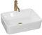 VBChome Waschbecken 48 x 36 klein Keramik Rechteck Waschtisch Handwaschbecken AUFSATZWASCHBECKEN WASCHSCHALE GÄSTE WC