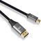 YIWENTEC C?ble Mini DP vers DisplayPort 8K(7680 x 4320) @ 60Hz 4K@144Hz DisplayPort 1.4 bidirectionnel Transmission DisplayPort vers Mini DisplayPort 8K C?ble (3m)