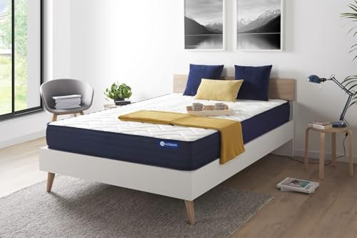 Actisom - Latexmatratze 140 x 220 Doppelbett, 22cm - Sehr Fester Halt und Komfort - 5 Komfortzonen - Hochwertige Latex-Schaumtechnologie