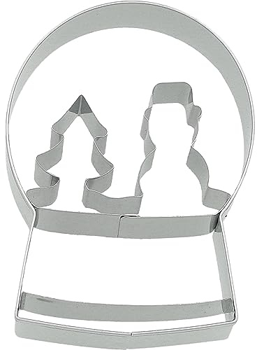 Birkmann, Plätzchen-Ausstechform Schneekugel, 8 cm, Edelstahl, hochwertige Qualität, 198982