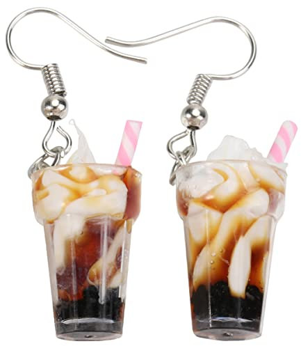 Holibanna 1 Paar Hängende Ohrringe Mit Eiscreme-anhänger Lustiger Damen-ohrschmuck Ohrhänger