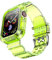NotoCity Cinturino Compatibile con Apple Watch 8/7 45mm, Apple Watch Serie SE/6/5/4/3/2/1 42mm/44mm Replacement Cinturino TPU,Creativo,Trasparente (Giallo verde)