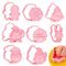 Emporte Pièce Noël, Lot de 8 Noël Emporte-pièces Moule, 3D Moule Biscuit, Biscuit Noel Flocon de Neige, Sapin de Noël, Bonhomme de Neige, Père Noël, Bonhomme Pain d Epice, Renne