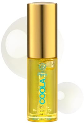 COOLA Organic Liplux Lip Oil and Lip Gloss Sunscreen with SPF 30, Dermatologist Tested Lip Balm for Daily Protection, Vegan and Gluten Free, 0.11 Fl Oz