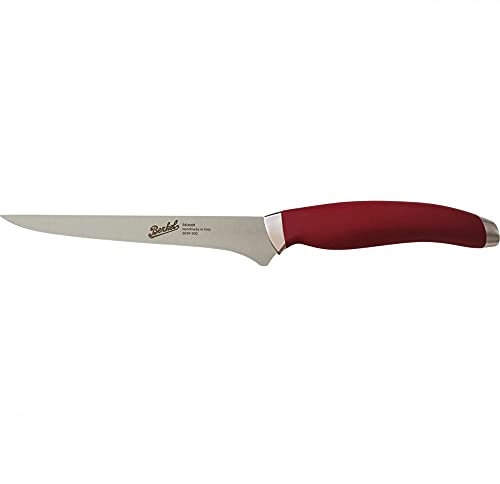 Berkel Teknica Manico Rosso Coltello disosso cm 16
