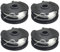 4 Stück Ersatz Fadenspulen für LIDL Parkside Rasentrimmer, 8.3m x 1.65mm Ersatzspule für LIDL Parkside Akku-Rasentrimmer PRTA 20-Li A1,B2,C3; PRT 550 A1, A3; PRT 300 A1