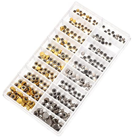 UKCOCO Austauschbarer Stahluhrenkronen Für Tragbare Uhren Uhrenreparaturteile Ersatzteile Für Tragbare Uhrenkronen Uhrmacherbedarf