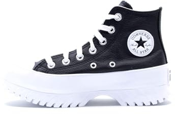 converse Chuck Taylor All Star Lugged 2.0 Leather Foundational Leather Sneaker Damen Schwarz - 41 - Sneaker High Shoes