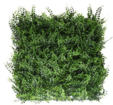 XONE Siepe Artificiale Felce 50x50cm | Siepe Finta Foglie realistica | Siepe artificiale effetto Felce …