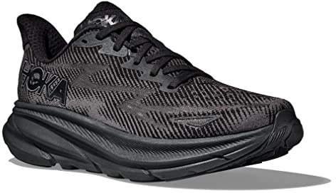 Hoka One One 1132210-BBLC M Clifton 9 Wide Herren Black/Black EU 43 1/3