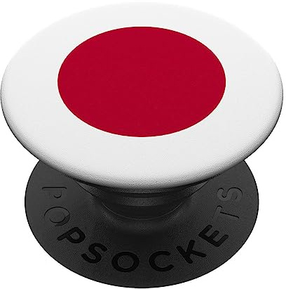 Japan Japanische Flagge Japaner PopSockets mit austauschbarem PopGrip