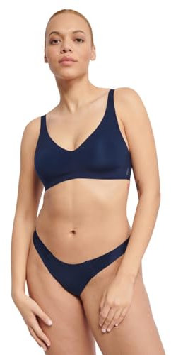 sloggi Damen Zero Feel 2.0 Soft Bra, Navy Blue, L Große Größen