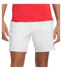 Wilson Team Tournament Herren-Shorts, 17,8 cm, Größe M, weiß