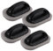 NULYLU 4pcs Emery Scrubbing Brush Kitchen Sponge Dish Scrubber Sponge Dish Sponge for Dishes Rinses Clean Towel Scrub Pad Dish Washing Sponges Kitchen Plate Cleaning Rag Pp Brown