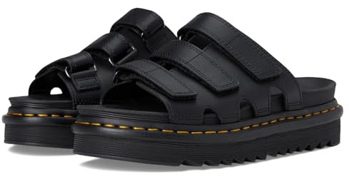 Dr. Martens Women's Raine Slide Sandal, Black, 7 UK