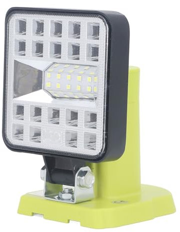 Kabellose 18-V-14,4-V-LED-Arbeitsleuchte, Portabilität und Haltbarkeit, Kompatibel mit 18-V-Lithiumbatterien, 1800 Im Lichtstrom, groß, Reflektierend für Breite Beleuchtung,