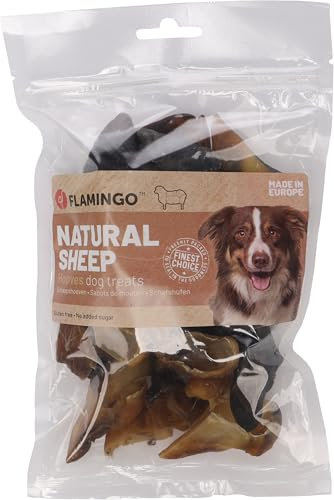 Flamingo Leckerli Hund – Snack Nature Schafshufe – 200g – glutenfrei – ohne Zuckerzusatz – Natur-Snack für Hunde