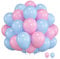 Luftballons Blau Rosa, 12 Zoll Gender Reveal Latex Ballons, Macaron Rosa und Blaue Helium Luftballon, Gender Revea Party Dekorations für Jungen Mädchen Geschlecht Enthüllen Geburtstage Baby Shower