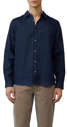 s.Oliver Herren Hemd – Regular Fit, Leinen, Langarm