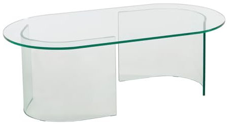 Vente-unique - Table de Salon Basse - Transparent - Verre - NIZWA