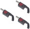 BESTonZON 3pcs Portable Handheld Electric Bbq Fan Manual Hand Press Blower for Starting for Outdoor Camping and Picnics Battery Not Included