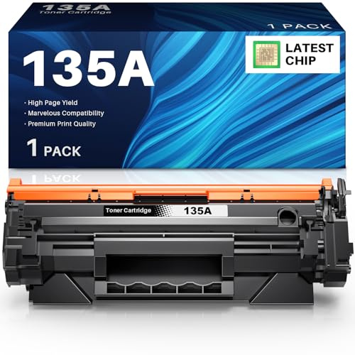INK4U 135A Toner Schwarz Kompatibel für HP 135X W1350X Toner 135A W1350A für LaserJet M209 M209dw MFP M234 M234dw M234sdw M234sdn Drucker (135A Schwarz)