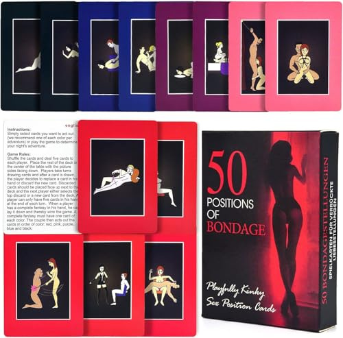 GAFENO 1 boîte de Cartes Couple-Jeu de Posture Adulte Action Sombre-Jeu de Table Couple