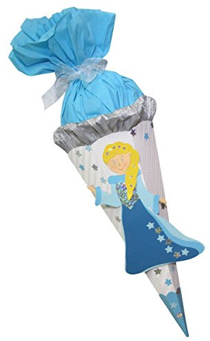 Schultüte Bastelset Sternenprinzessin - Zuckertüte - aus 3D Wellpappe, 68cm hoch