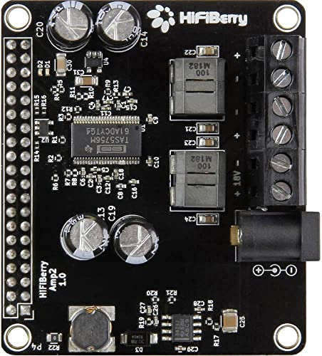 HiFiBerry Raspberry Pi Erweiterungs-Platine Schwarz AMP2 Raspberry Pi B+, Raspberry Pi 2 B, Ra, Hifiberry AMP2