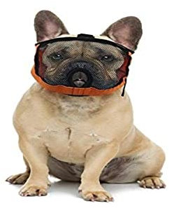 Brachycephalic Maulkorb für Hunde mit abgeflachter Schnauze: Englische Bulldogge, Französische Bulldogge, Pekingese, Shih-Tzu, Mops, auch für Katzen geeignet. (M Kopfumfang: 47-56cm)