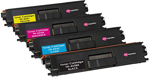 4er Set Premium Toner kompatibel für Brother TN423 HL-L8260CDW HL-L8360CDW MFC-L8690CDW MFC-L8900CDW DCP-L8410CDW DCP-L8410CDN | Schwarz 6.500 Seiten & Color je 4.000 Seiten