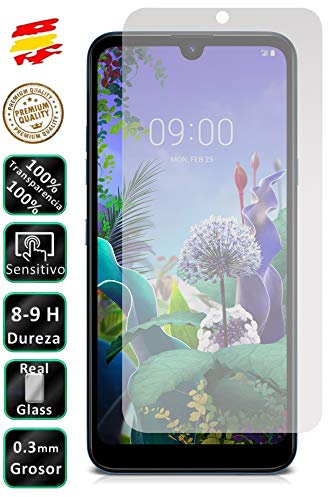 Movilrey Protector para LG Q60 Cristal Templado de Pantalla Vidrio 9H para movil