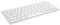 Ewent EW3161 Teclado Bluetooth Español (QWERTY), Teclado Inalámbrico Portátil para iPhone de iOS, iPad, Samsung, Huawei, Android, Windows, Color Blanco