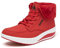 Mishansha Stivali da Neve da Donna Antiscivolo Scarponcino Invernali Piattaforma Stivali Fitness Scarpe Dimagranti rosso 38