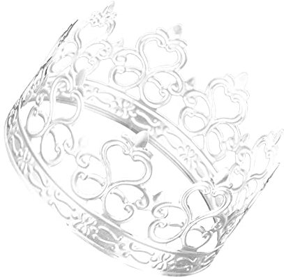 Angoily 1stk Cake Crown Cake Decoration Accessories Kindergeburtstag Junggesellinnenparty Kuchen Krone Mädchen Prinzessin Diademe Nachkommen Cupcake Topper Kristall Kleidung Barock- Braut